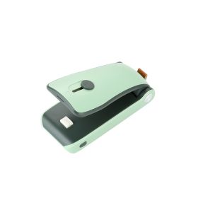 1pc Mini Bag Sealer, 2 In 1 Heat Sealer & Cutter, Battery Powered, Portable Handheld Bag Resealer, Vacuum Sealer, Saver Machine (Color: Gray Green) 1pc Mini Bag Sealer, 2 In 1 Heat Sealer & Cutter, Battery Powered, Portable Handheld Bag Resealer, Vacuum Sealer, Saver Machine (Color: Gray Green)